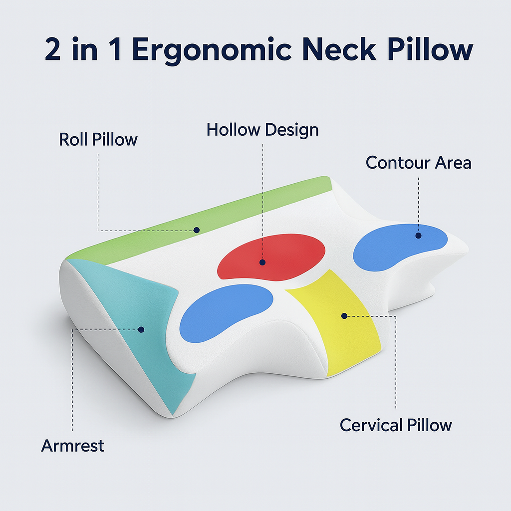 NeckEase Pillow